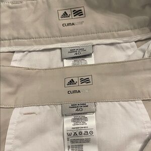 Adidas Climalite Tan and White Apparel